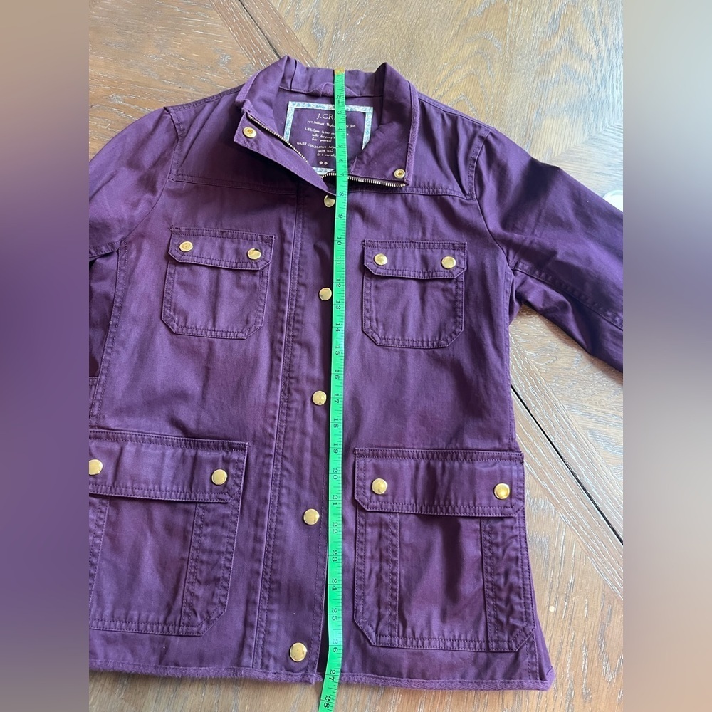 J Crew Relaxed Boyfriend Field Jacket Size M - Picture 7 of 9